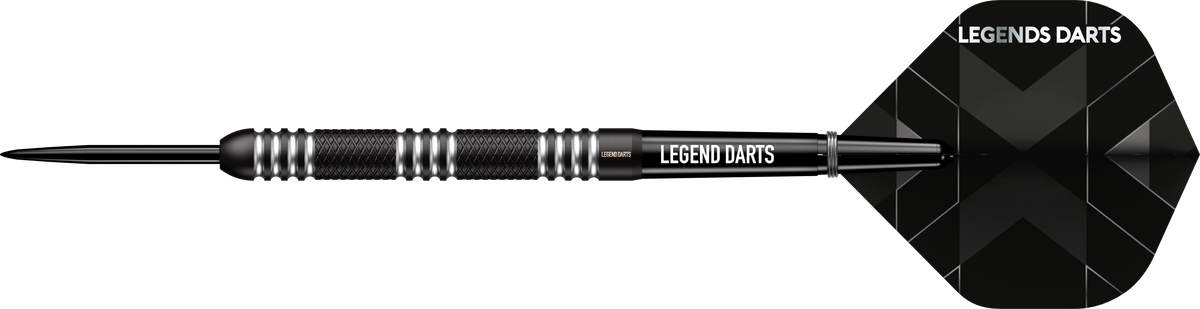 Evolution B02 Straight Knurled steel tip darts, 90% tungsten, additional view