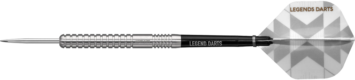 Pro Series V2 Ringed steel tip darts, 90% tungsten, complete dart with shaft and flight