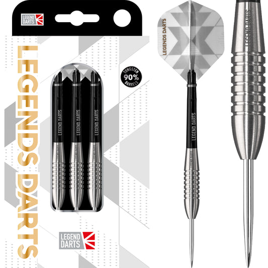 Pro Series V4 Ringed steel tip darts, 90% tungsten, complete dart with retail pack