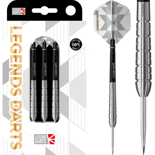 Pro Series V7 Torpedo steel tip darts, 90% tungsten — complete dart with retail pack