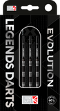 LEGEND DARTS - Steel Tip - Evolution Series - B02 - Black - Straight Knurled Regular price