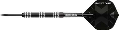 Evolution B02 Straight Knurled steel tip darts, 90% tungsten, additional view