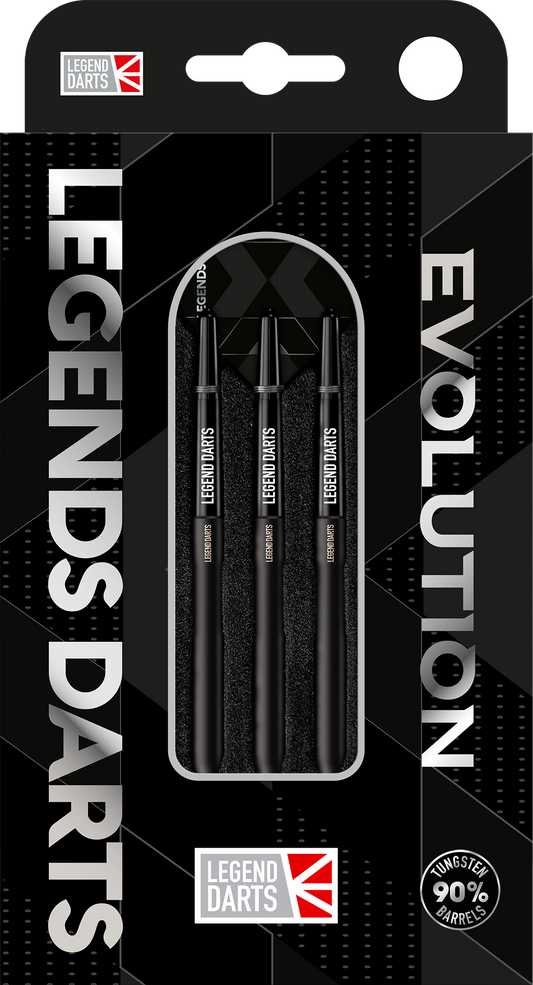 Evolution B06 Smooth steel tip darts, 90% tungsten, retail pack front