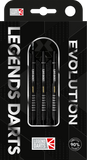 LEGEND DARTS - Steel Tip - Evolution Series - B09 - Black - Knurled Bomb