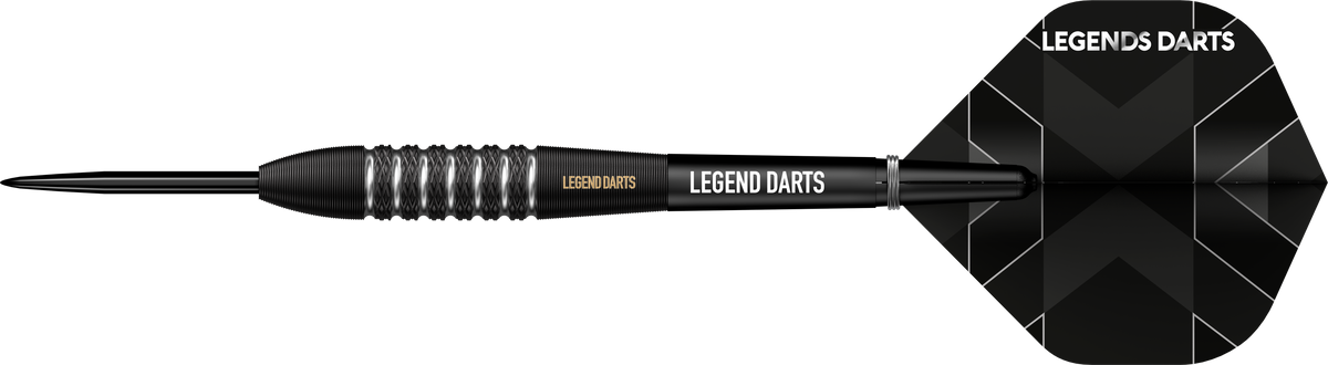 Evolution B09 Knurled Bomb steel tip darts, 90% tungsten, additional view