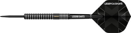 Evolution B10 Front Knurl steel tip darts, 90% tungsten, additional view