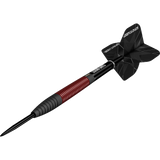 Evolution Plus BC01 black and red torpedo dart on transparent background
