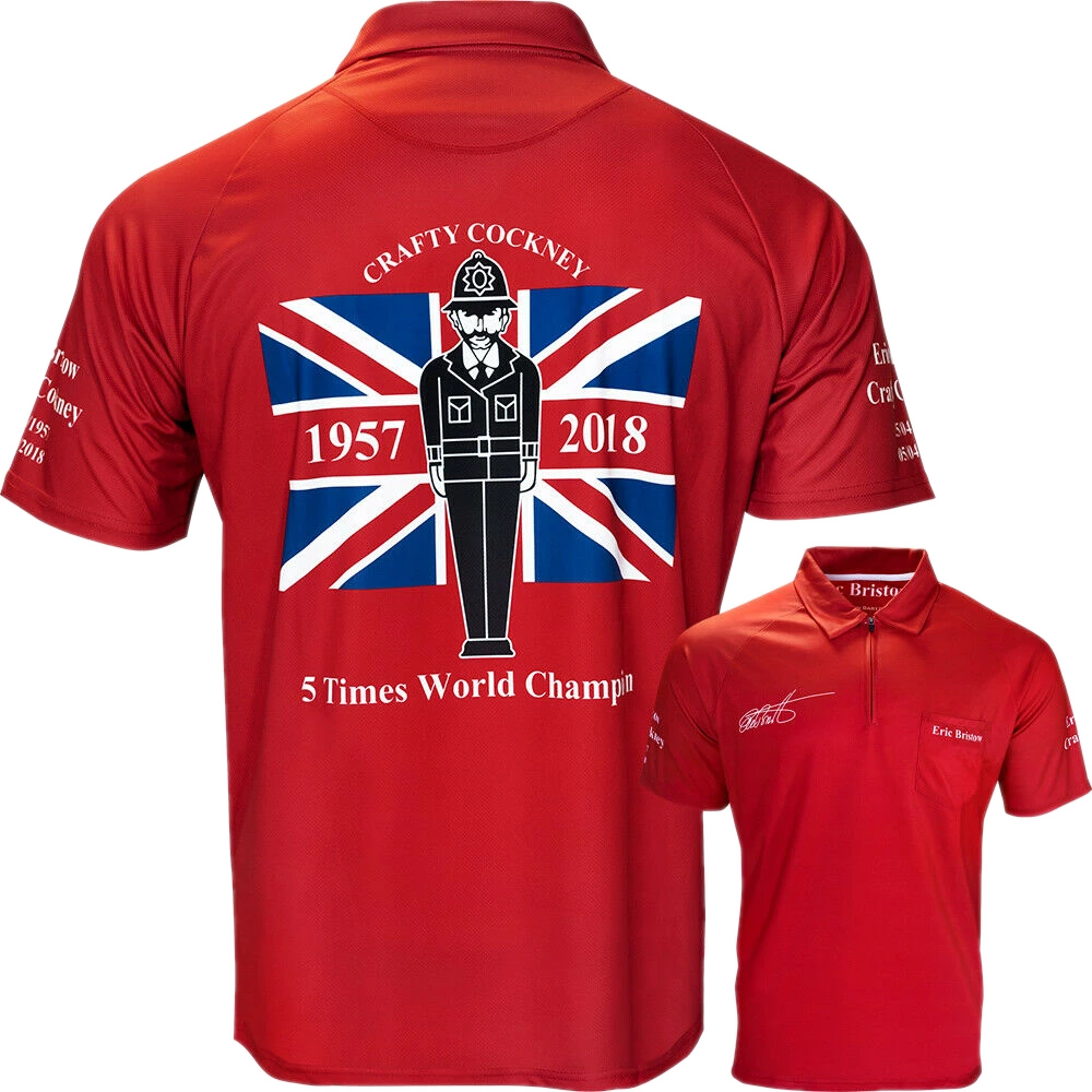 Eric Bristow Crafty Cockney playing shirt