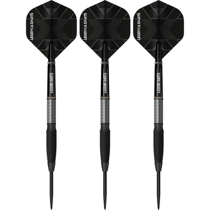 Evolution B15 Torpedo Shark steel tip darts, 90% tungsten, flight detail