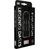 Evolution B16 Straight steel tip darts, 90% tungsten — barrel detail