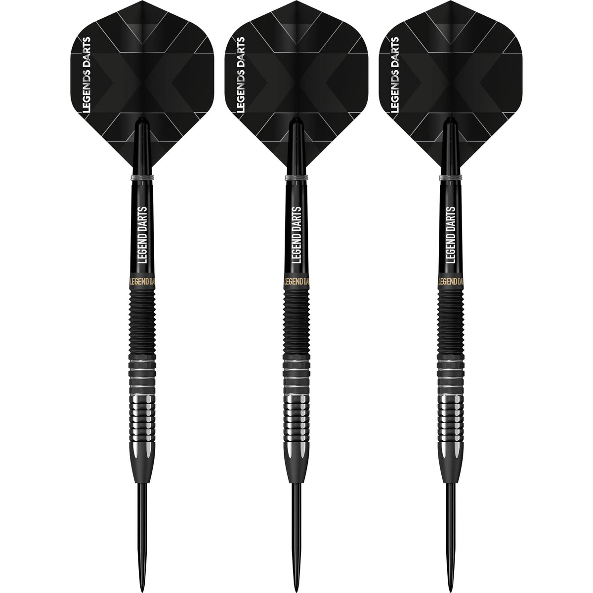 Revolution B18 Straight Multi Cut steel tip darts, 90% tungsten, flight detail