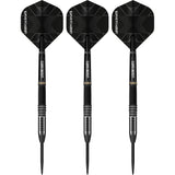 Revolution B18 Straight Multi Cut steel tip darts, 90% tungsten — flight detail