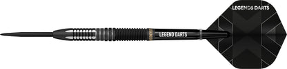 Revolution B18 Straight Multi Cut steel tip darts, 90% tungsten, barrel detail