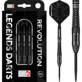 Revolution B19 Ring Milled Cut steel tip darts, 90% tungsten — retail pack
