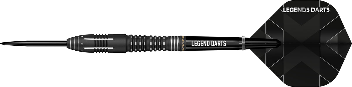 Revolution B19 Ring Milled Cut steel tip darts, 90% tungsten, barrel detail