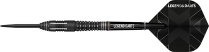 Revolution B19 Ring Milled Cut steel tip darts, 90% tungsten, barrel detail