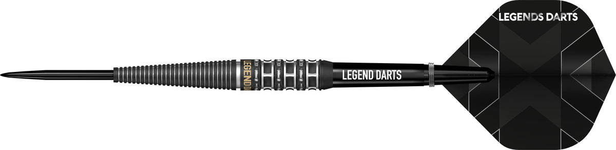 Revolution B20 Tapered Ring Cut steel tip darts, 90% tungsten, barrel detail
