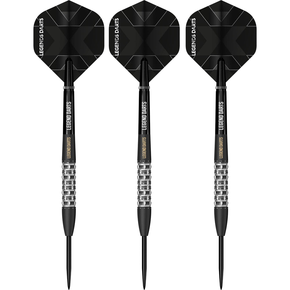 Revolution B21 Torpedo Ring Cut steel tip darts, 90% tungsten, flight detail