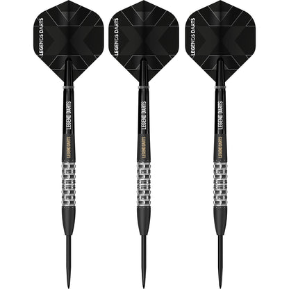 Revolution B21 Torpedo Ring Cut steel tip darts, 90% tungsten, flight detail