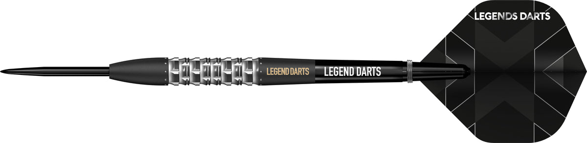 Revolution B21 Torpedo Ring Cut steel tip darts, 90% tungsten, barrel detail