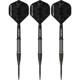 Revolution B22 Shark Ring Cut steel tip darts, 90% tungsten — flight detail
