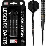 Revolution B23 Front Taper Cut steel tip darts, 90% tungsten — retail pack