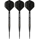 Revolution B23 Front Taper Cut steel tip darts, 90% tungsten — flight detail