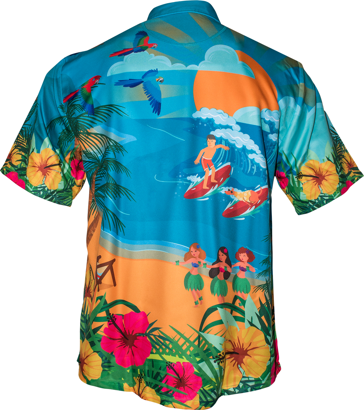 Wayne Mardle Personally Signed Hawaiian Shirt, additional view