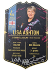 Signed Lisa Ashton Ultimate Darts Card
