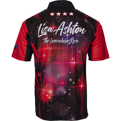 Lisa Ashton 'The Lancashire Rose' Rose Red Official Playing Shirt, additional view (2)