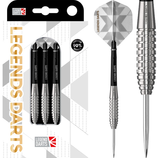 Pro Series V9 Bullet steel tip darts, 90% tungsten, complete dart with retail pack