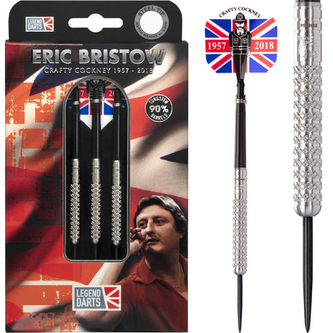 NEW Eric Bristow Knurled Silver Soft Tip Darts 21g